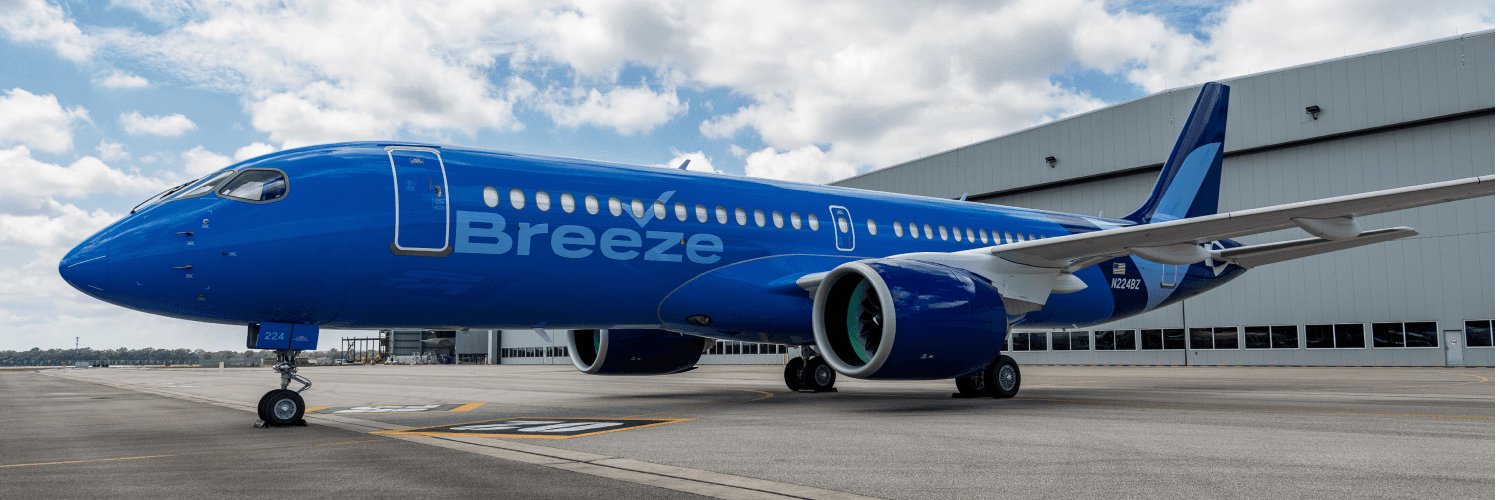 Breeze Airways Adds Nonstop Tampa Flights From MacArthur Airport