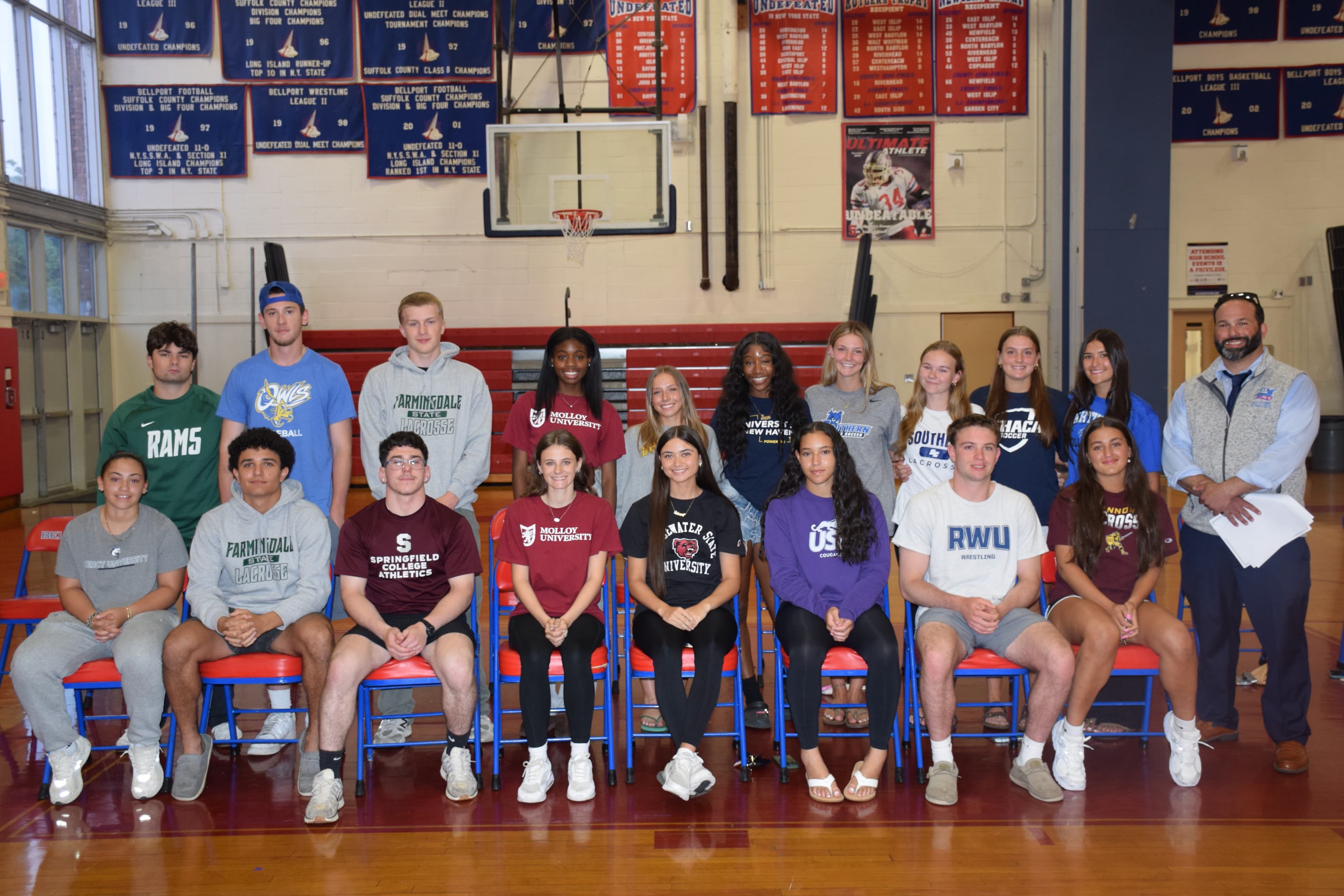 Bellport Celebrates 21 Student-Athletes on Signing Day