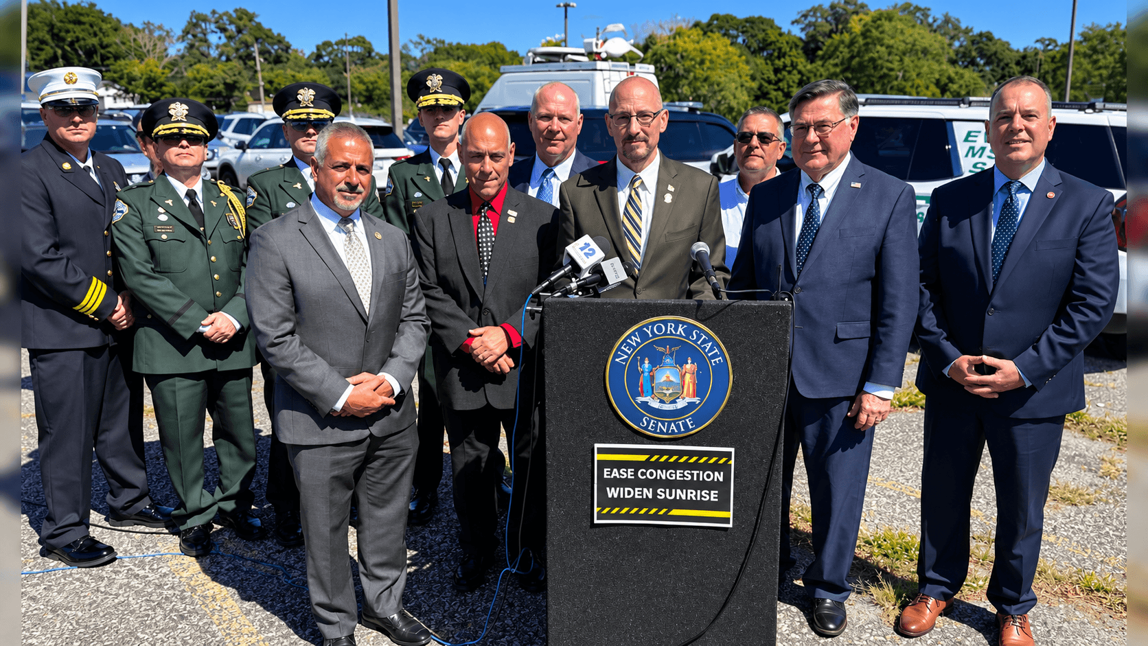 Leaders Rally For Sunrise Highway Expansion