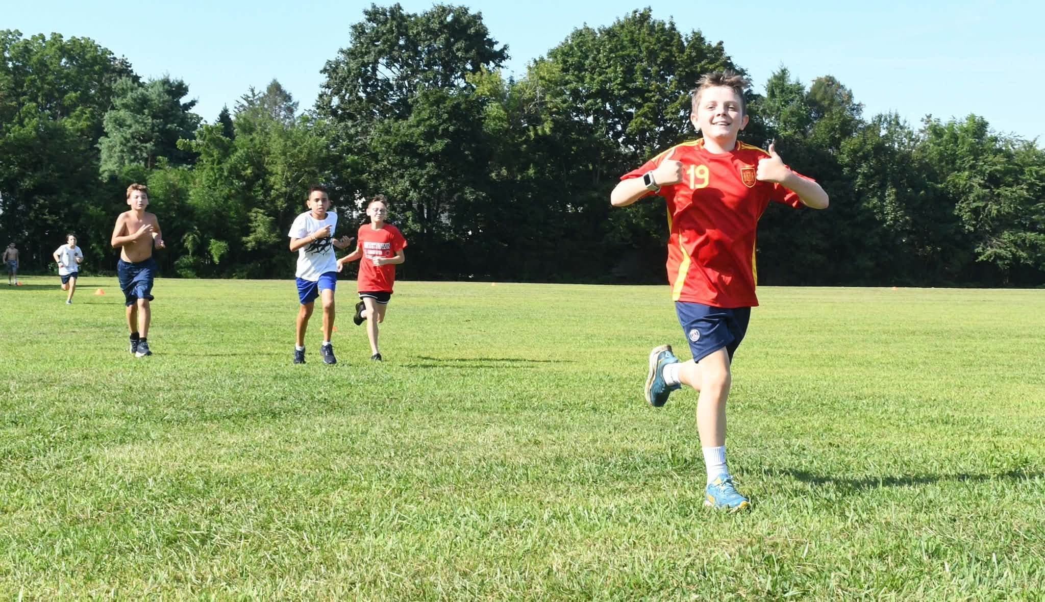 Runners Get a Head Start at Cross Country Camp