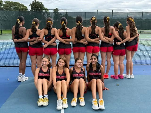 Hills East Girls Tennis Serves Up Support for Childhood Cancer Awareness