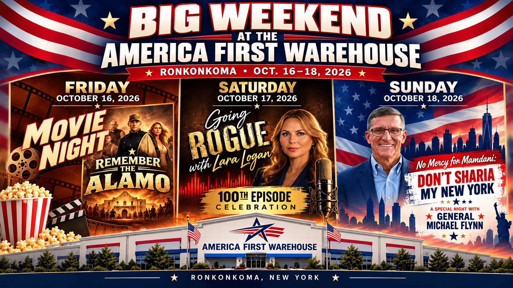 Patriotic Weekend Brings National Figures to Long Island