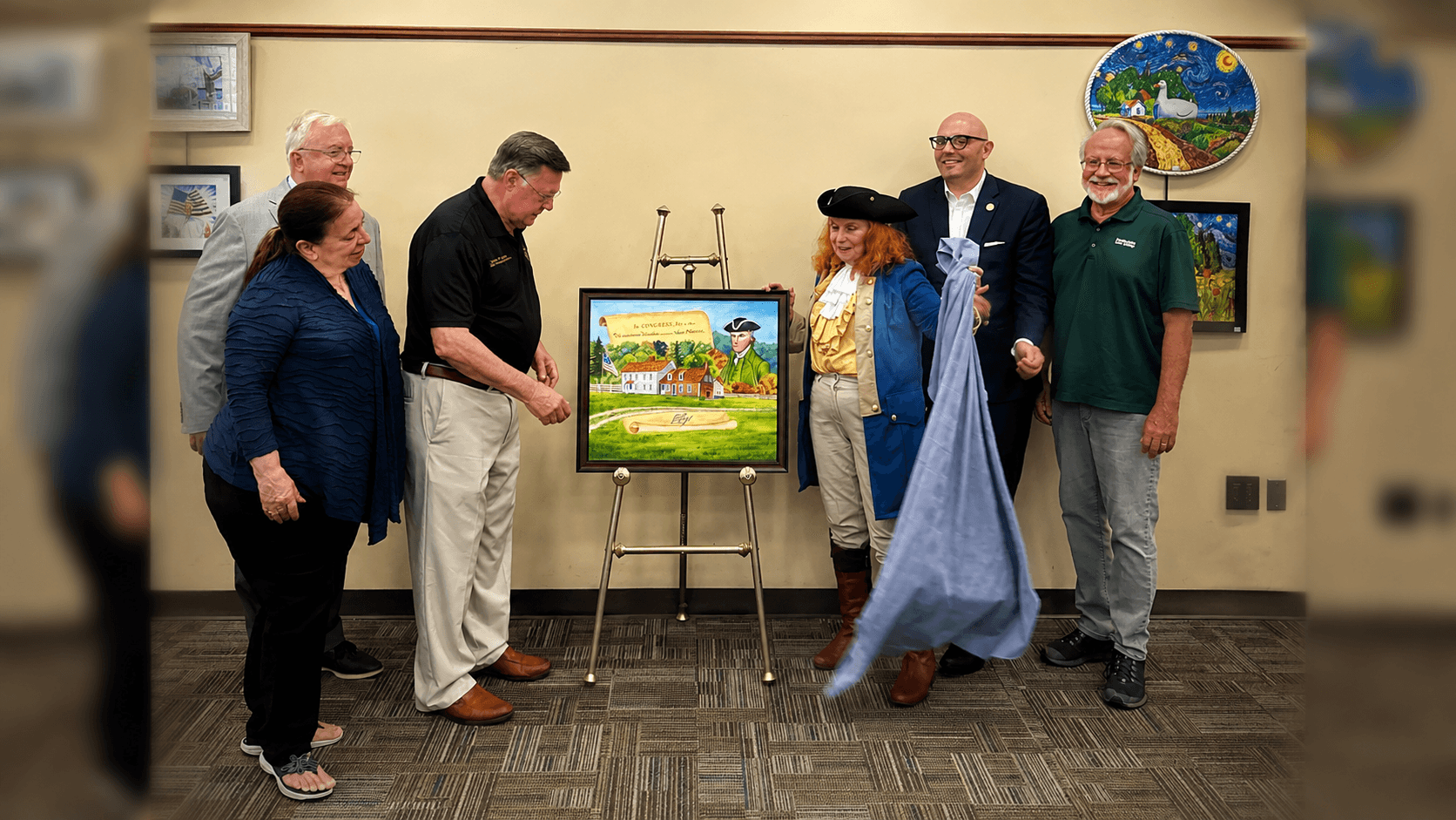 Painting the Patriot: Long Island Artist Honors William Floyd