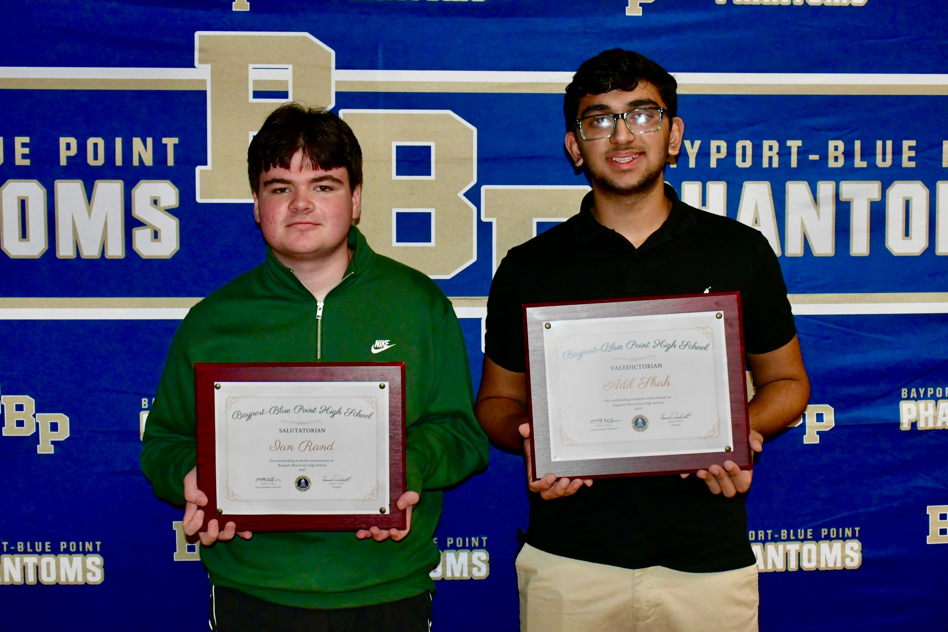 Bayport-Blue Point Names Top Scholars For Class Of 2027