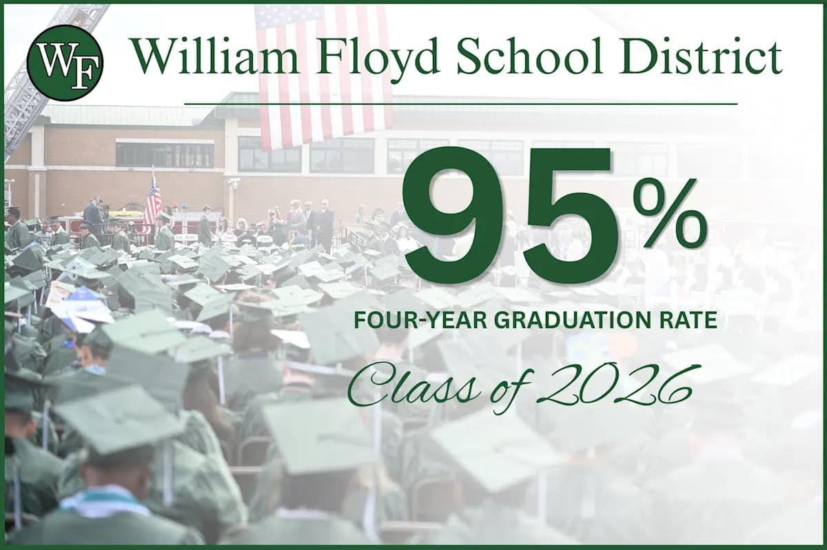 William Floyd Graduation Rate Hits 95%