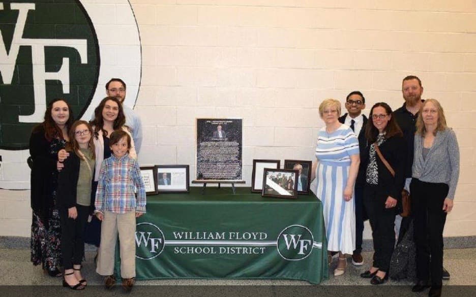 WFSD Memorializes Former Trustee & VP Robert J. Guerriero with Auditorium Dedication