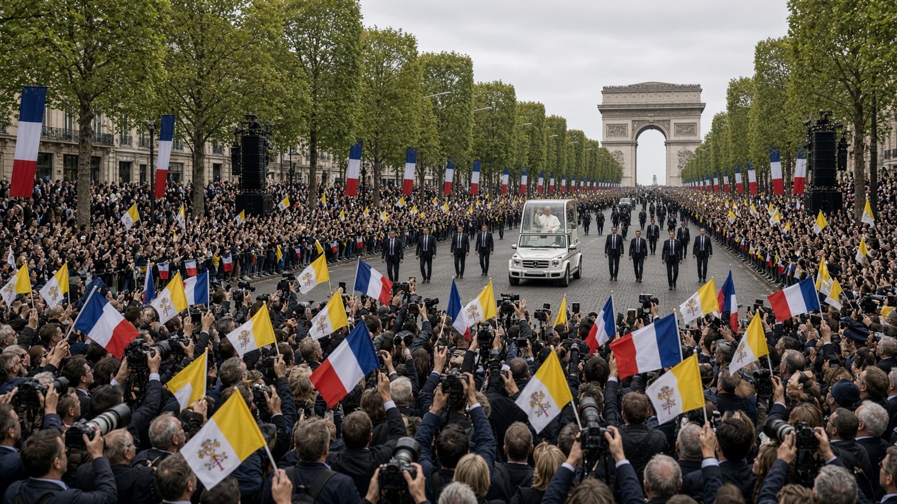 Vatican Puts Crowd at 800,000 for Pope Leo's Mass in Paris