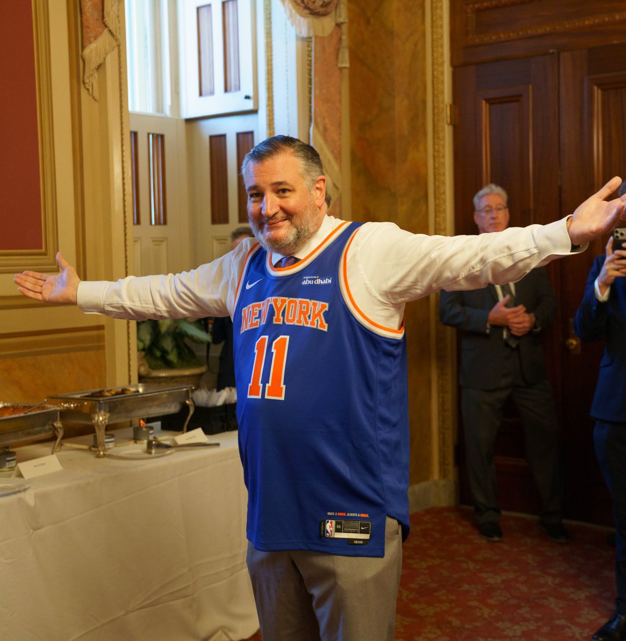 Ted Cruz Makes Good on a Bet
