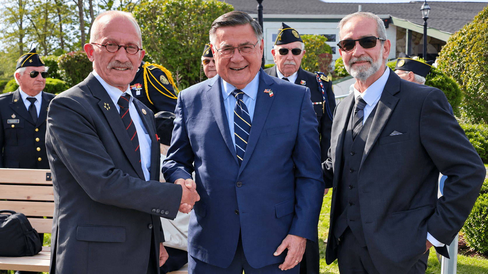 Veterans Bench Honors Masonic Leader in Manorville