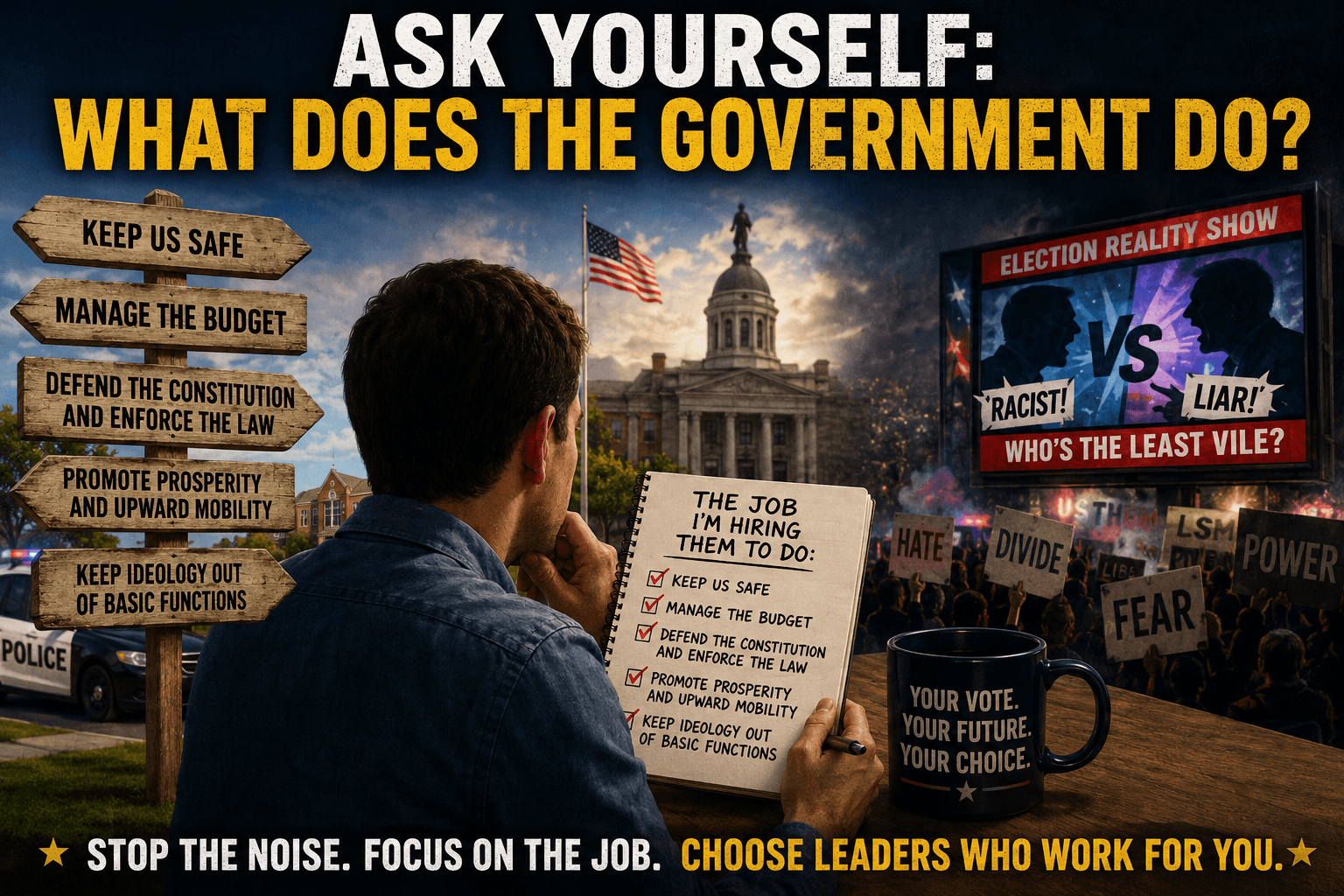 Ask Yourself: What Does the Government Do?