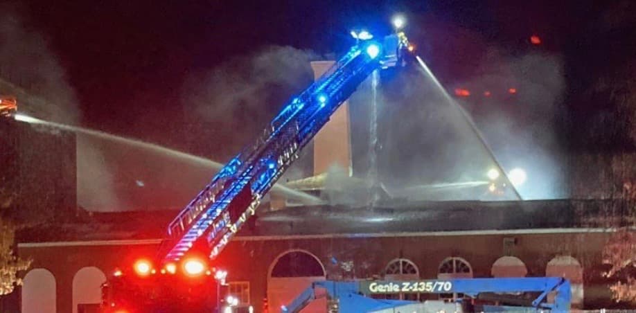 Fire Ravages Tesla's Shoreham Lab