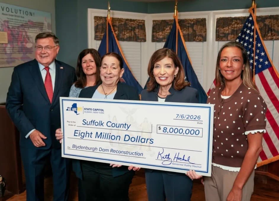 Hochul on Long Island To Spread The Wealth In Advance Of Her Reelection