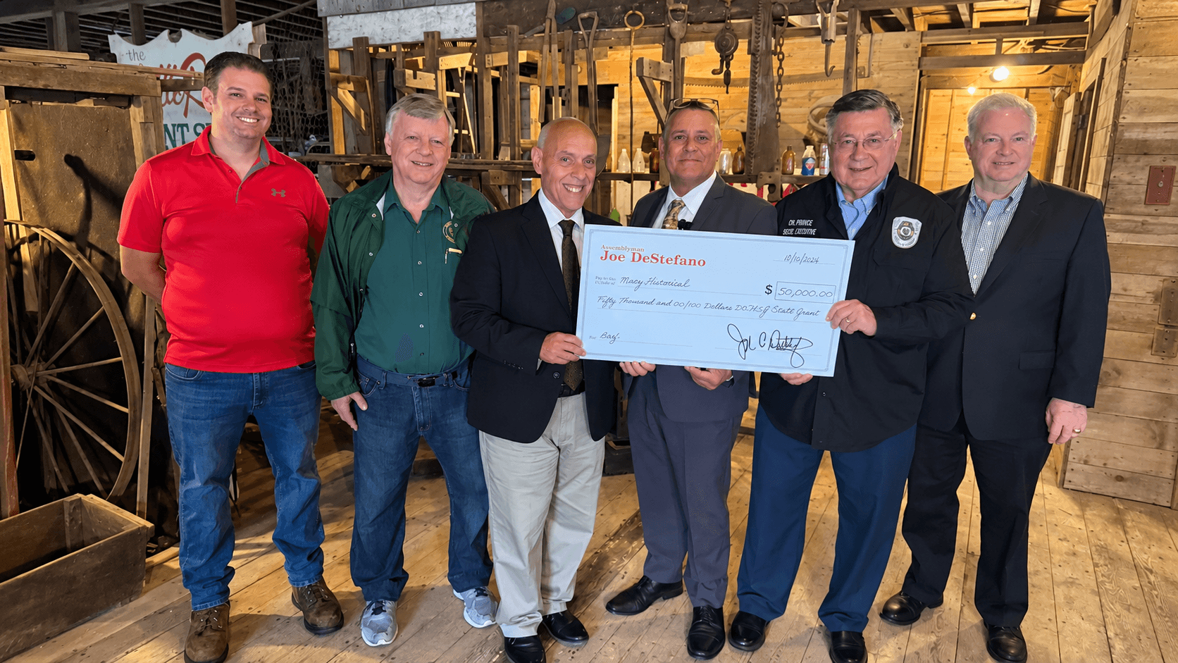 DeStefano Secures $50,000 for Historic Preservation