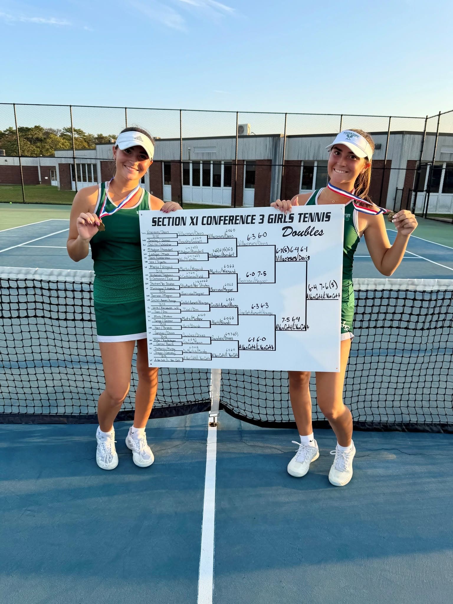 Floyd's Van Cott Sisters Capture Conference Title