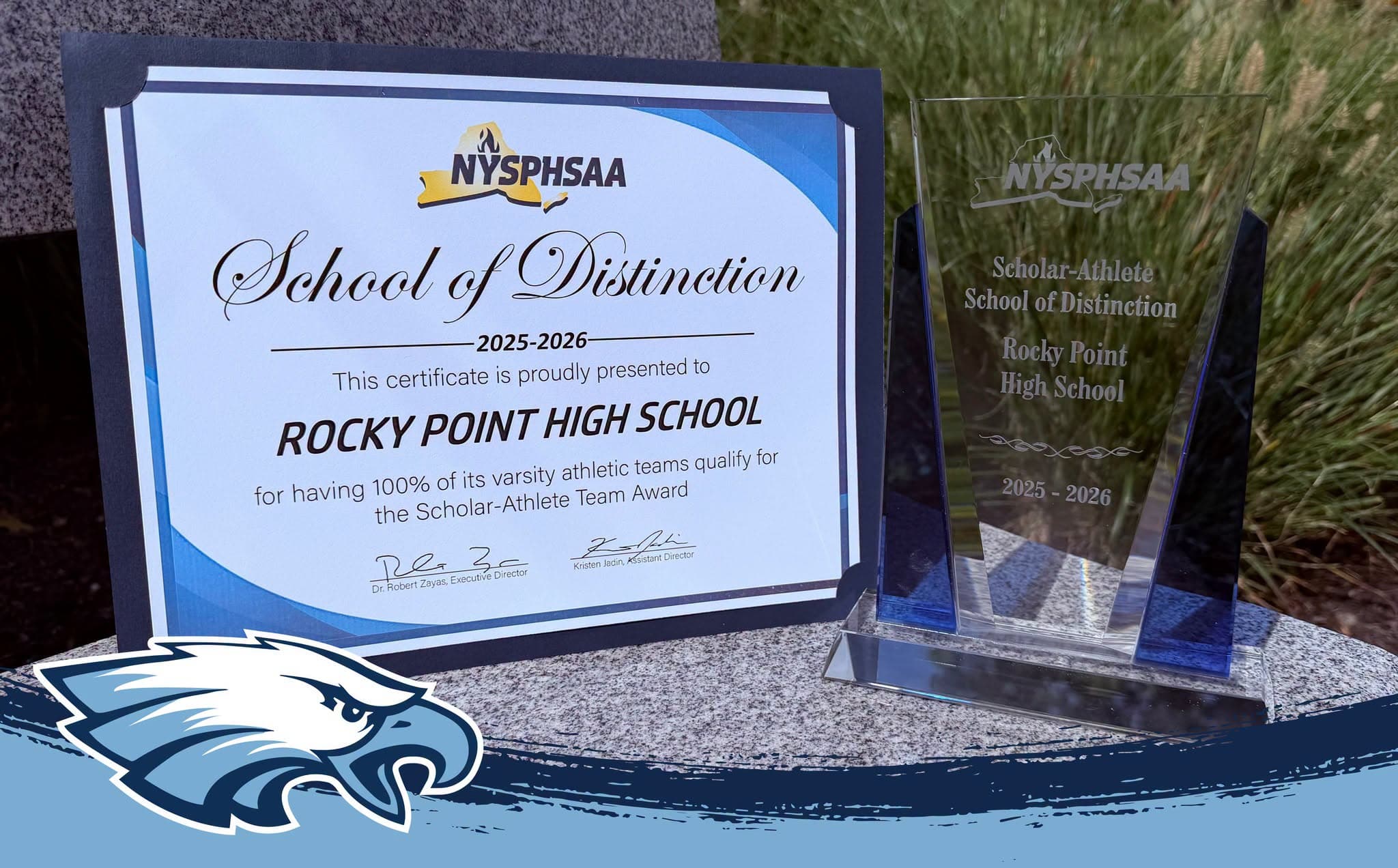 Rocky Point Earns NYSPHSAA School of Distinction Honor