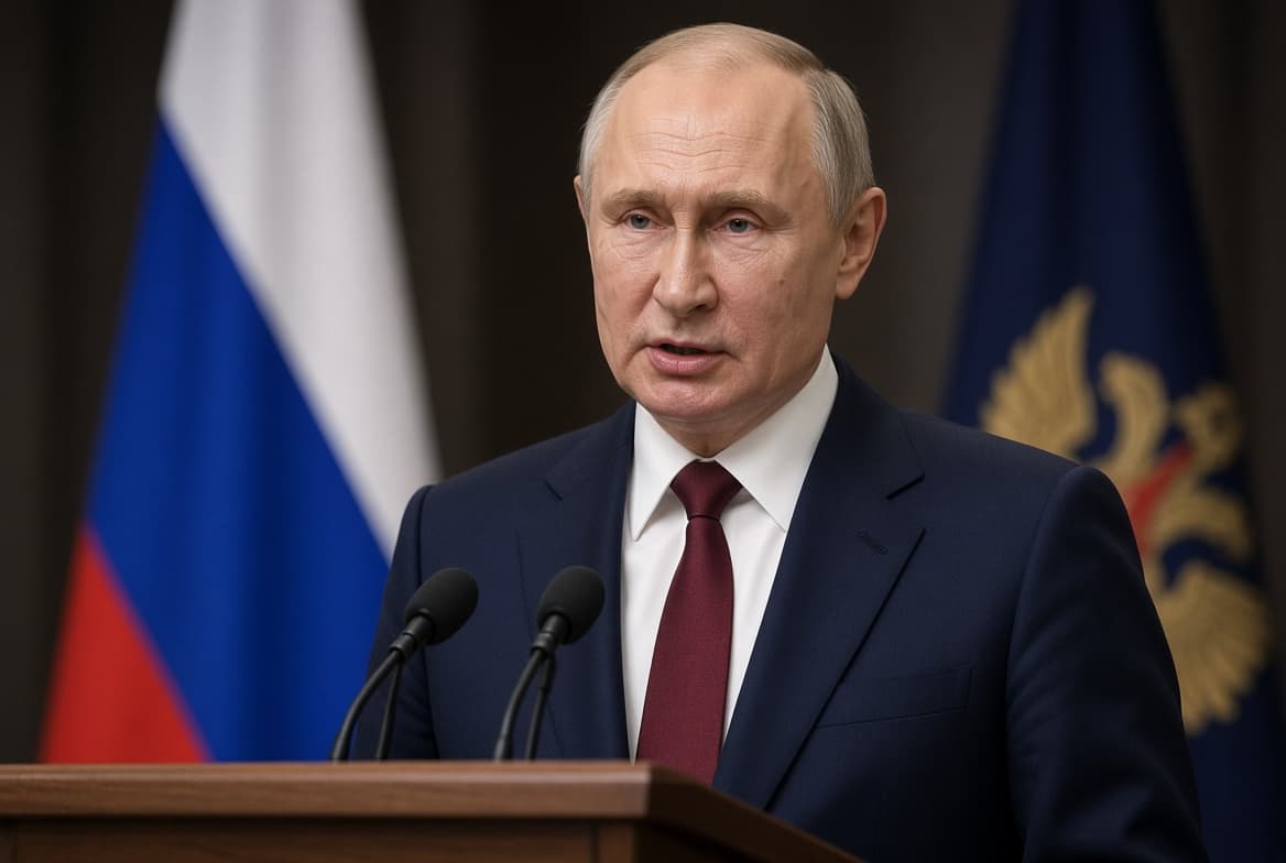 Putin Warns Europe: Troops in Ukraine Mean War With Russia