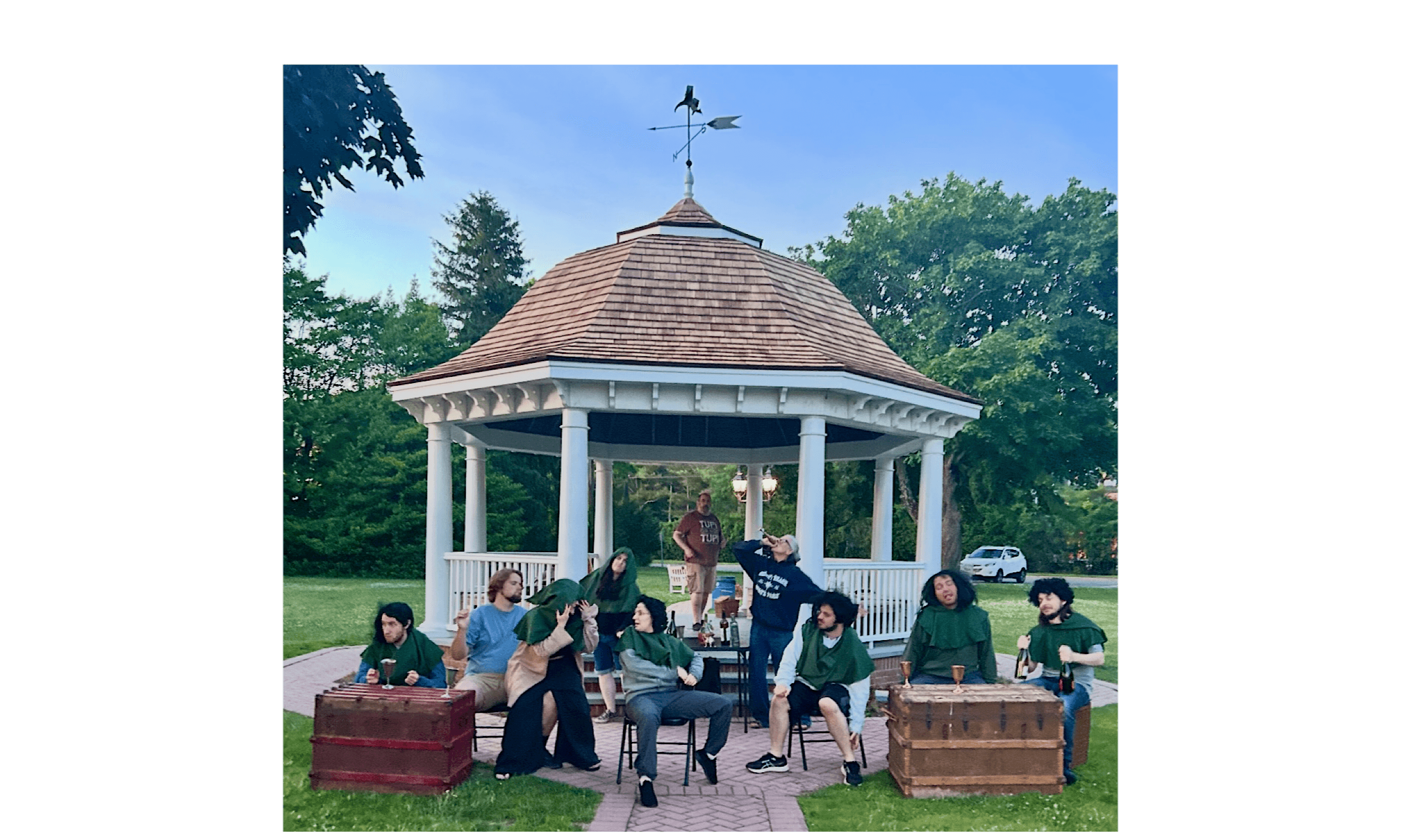 Troupe Takes Shakespeare on the Road, Opening Day In Shirley