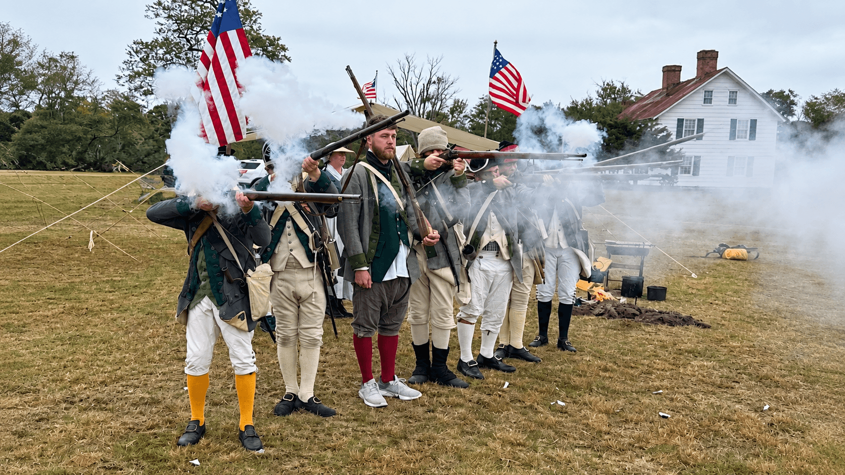 Revolutionary War Regiment Musters at Historic Manor