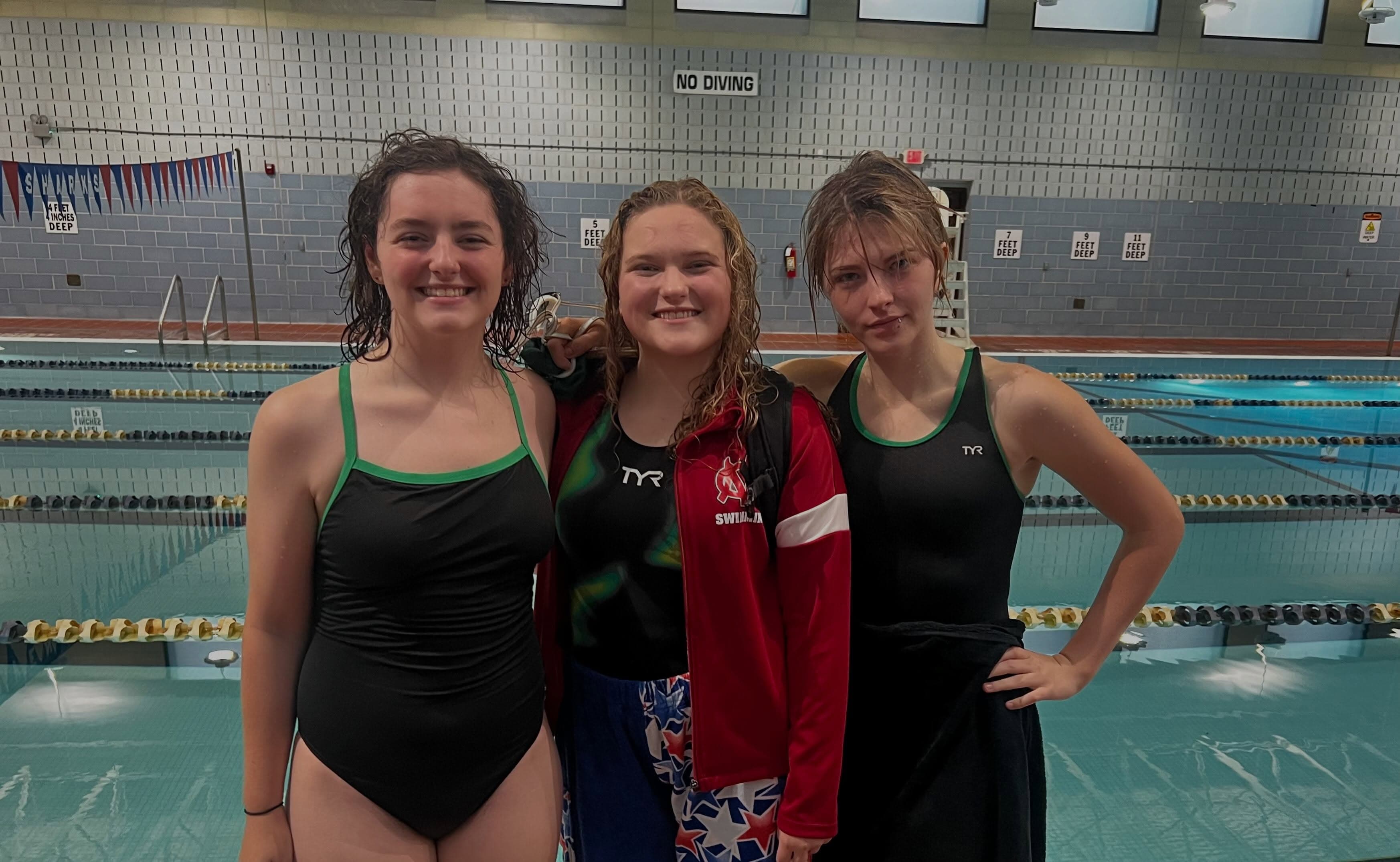 Center Moriches Swimmers Make a Splash Against Deer Park