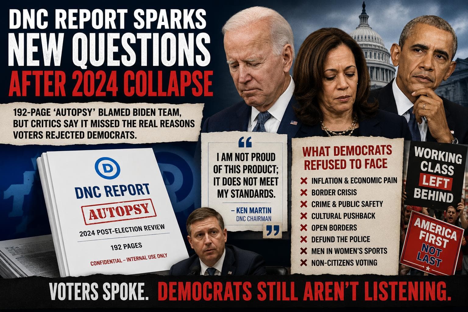 DNC Report Sparks New Questions After 2024 Collapse